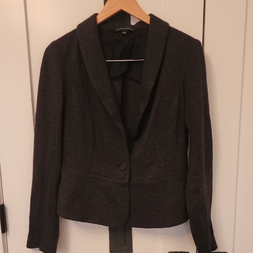 Banana Republic Women's Charcoal Blazer